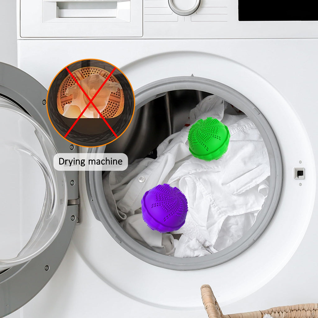 Laundry Washing Balls Used up 1500 Loads Eco-Friendly all Natural Detergent Alternative-2packs-10cm
