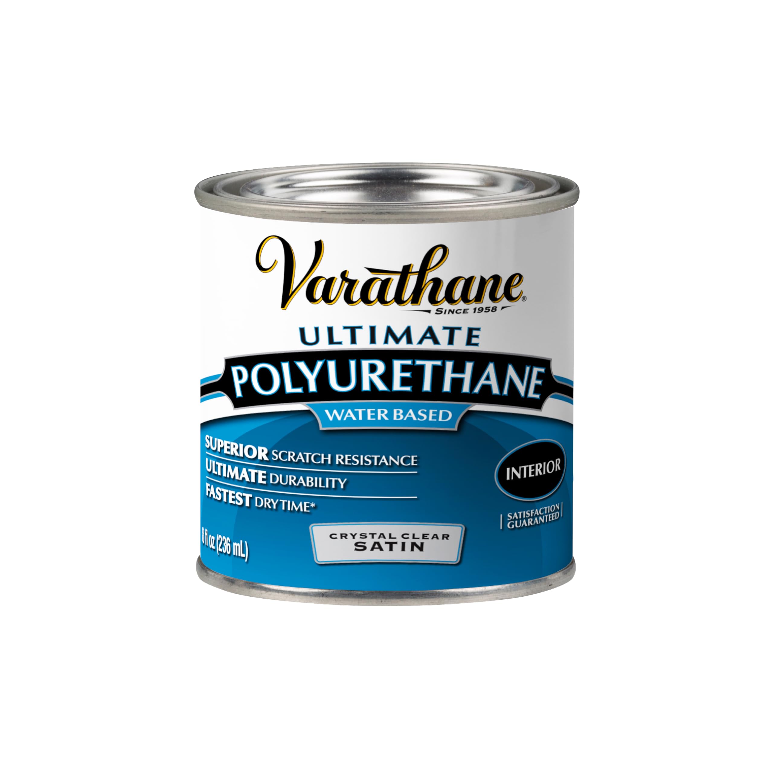 Varathane Diamond Wood Finish in Satin Clear, 236 ml (Pack of 1)(Packaging May Vary)