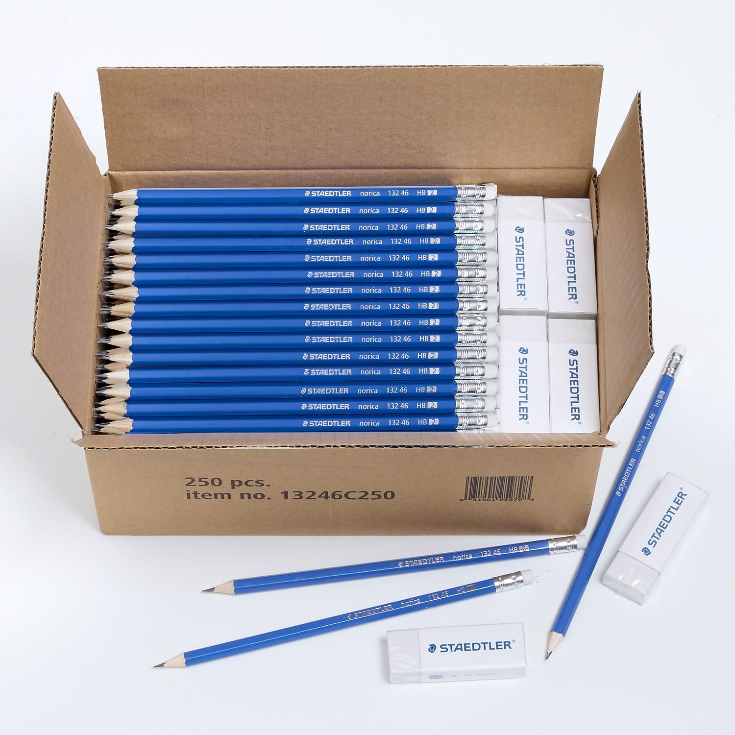 Norica Pencil Class & Eraser Class Pack, 250ct