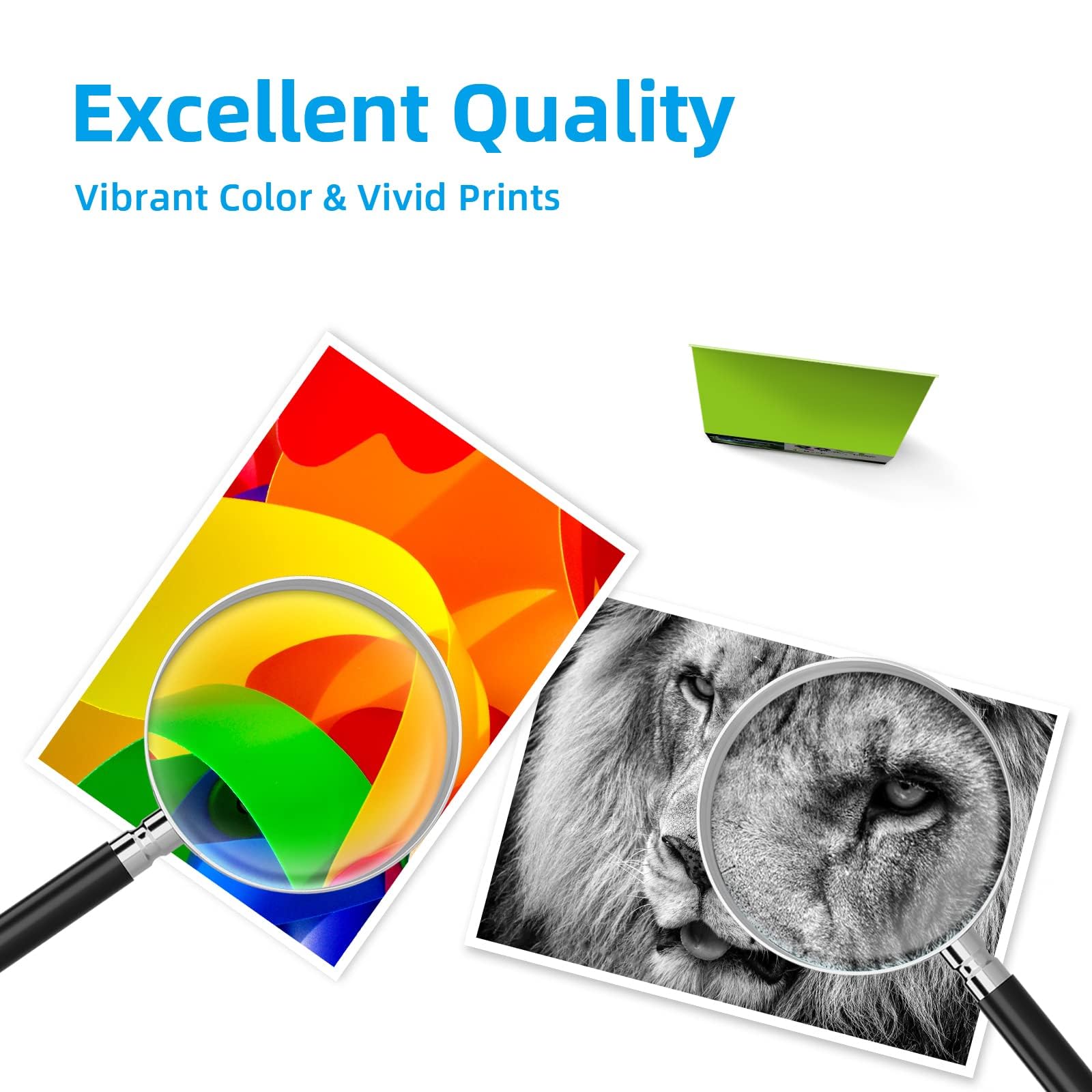 High Yield 63 Black/Tri-Color Ink,Compatible for HP 63 63XL Ink Cartridge Combo Pack, Work for Envy 4520 4522 3634 OfficeJet 3830 4650 5252 5258 DeskJet 3636 1111 3630 1112 3637 Printer