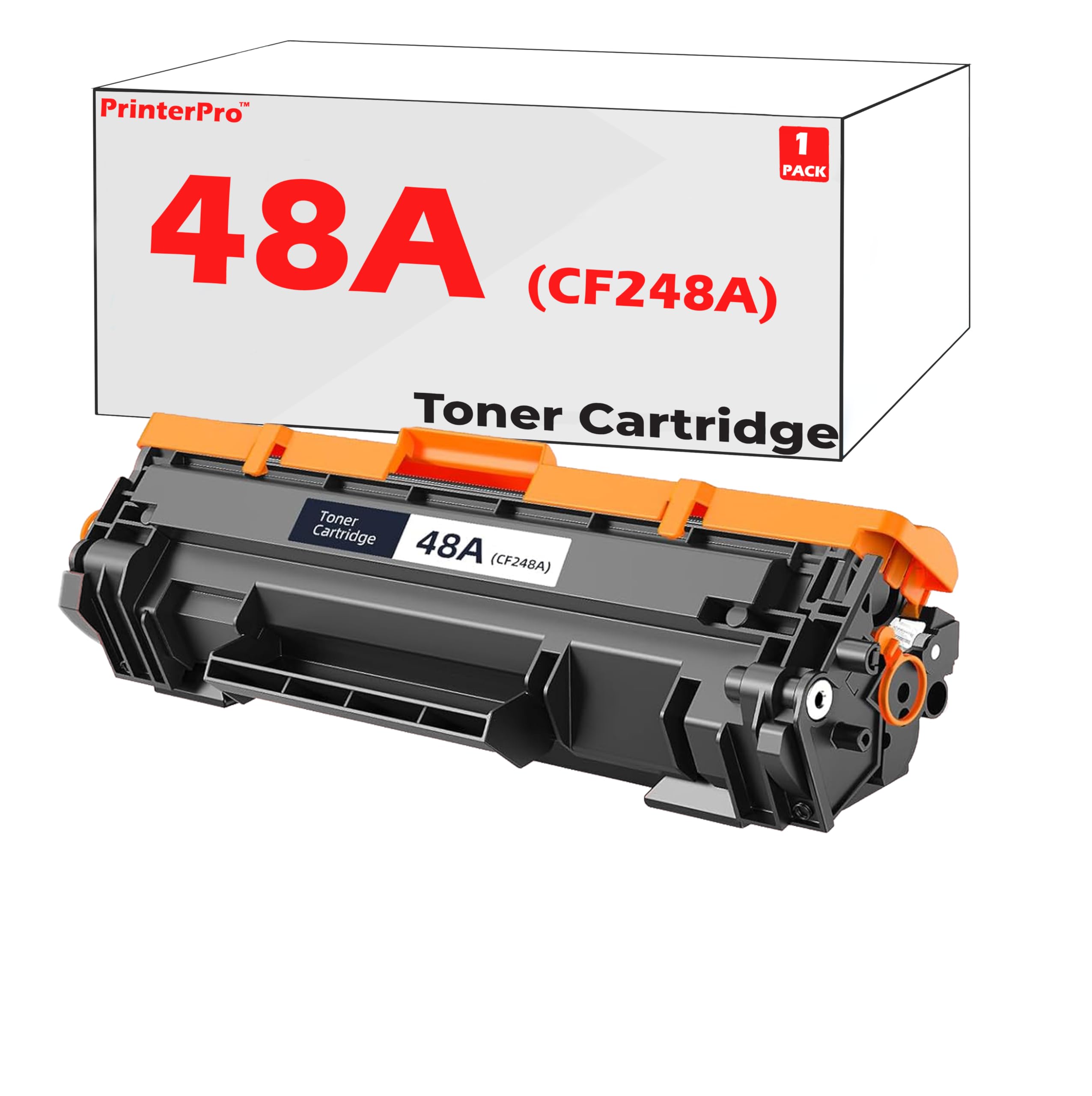PrinterPro™ 48a cf248a Toner Cartridge Compatible with HP 48A CF248A Black Toner Cartridge Replacement – LaserJet Pro M15a M15w M16 M17a M17w MFP M28a M28w M29a M29w M30a M30w M31w Printers (1PK)