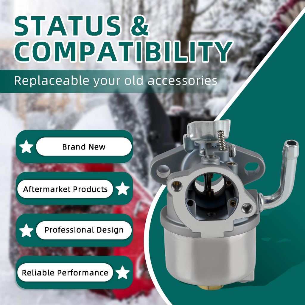 AUTOKAY 594014 Carburetor for Craftsman 536.881851 Snowblower 8.5HP Carburetor Replaces 590907 798918 794588 794197 791955 594014
