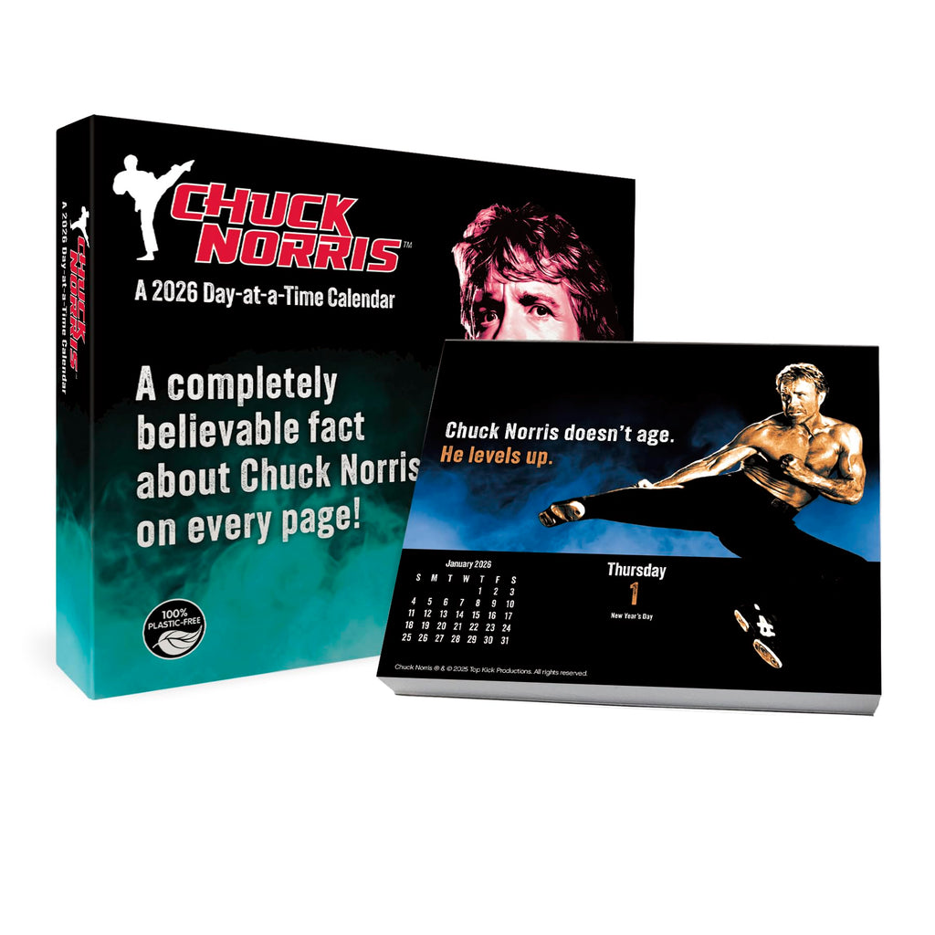 2026 Chuck Norris Day-at-a-Time Box Calendar