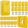 [ 20 Pack ] Power Tool & Battery Holder for Dewalt | Heavy Duty Mounts, Secure Storage, Compact Tool Storage Solution for Garage, Shed, Workshop & Utility Rooms
