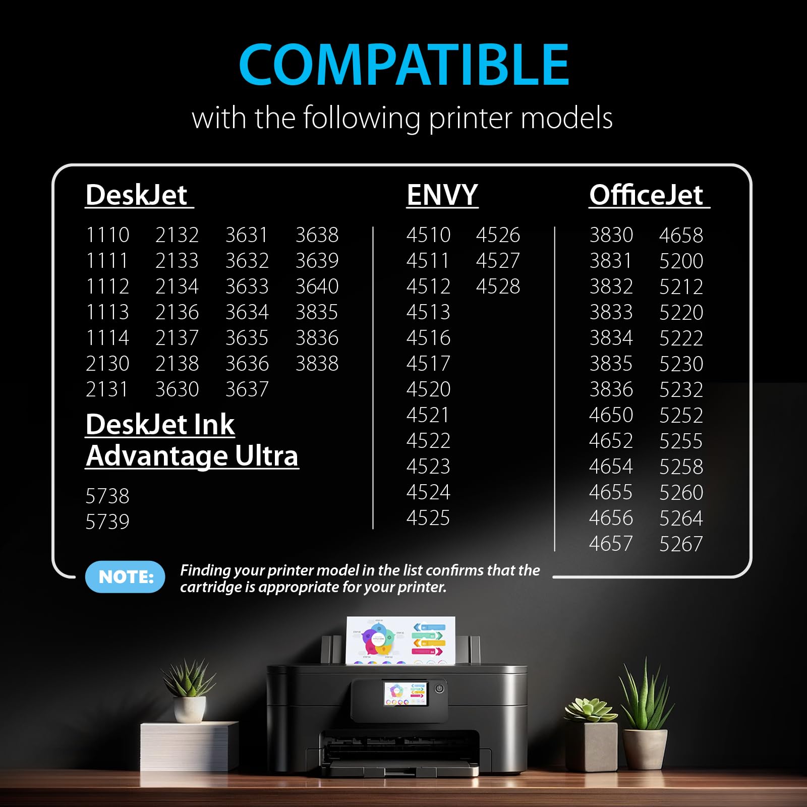 Smart Ink Remanufactured Ink Cartridges Replacement for HP 63 XL 63XL (Black & Color 2 Combo Pack) for Envy 4520 4522 4516 OfficeJet 3833 3830 4650 3836 5255 5200 DeskJet 3630 3632 3836 3634 Printer