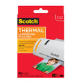 Scotch Thermal Laminating Pouches, 100 Count, Clear, 5 mil., Laminate Business Cards, Banners and Essays, Ideal Office or School Supplies, Fits Letter Sized (8.9 in. × 11.4 in.) Paper