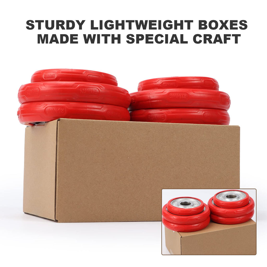 CRUGLA 40 Packs 8x6x4 Shipping Box Kraft Cardboard Corrugated Boxes Mailers Bulk for Packaging