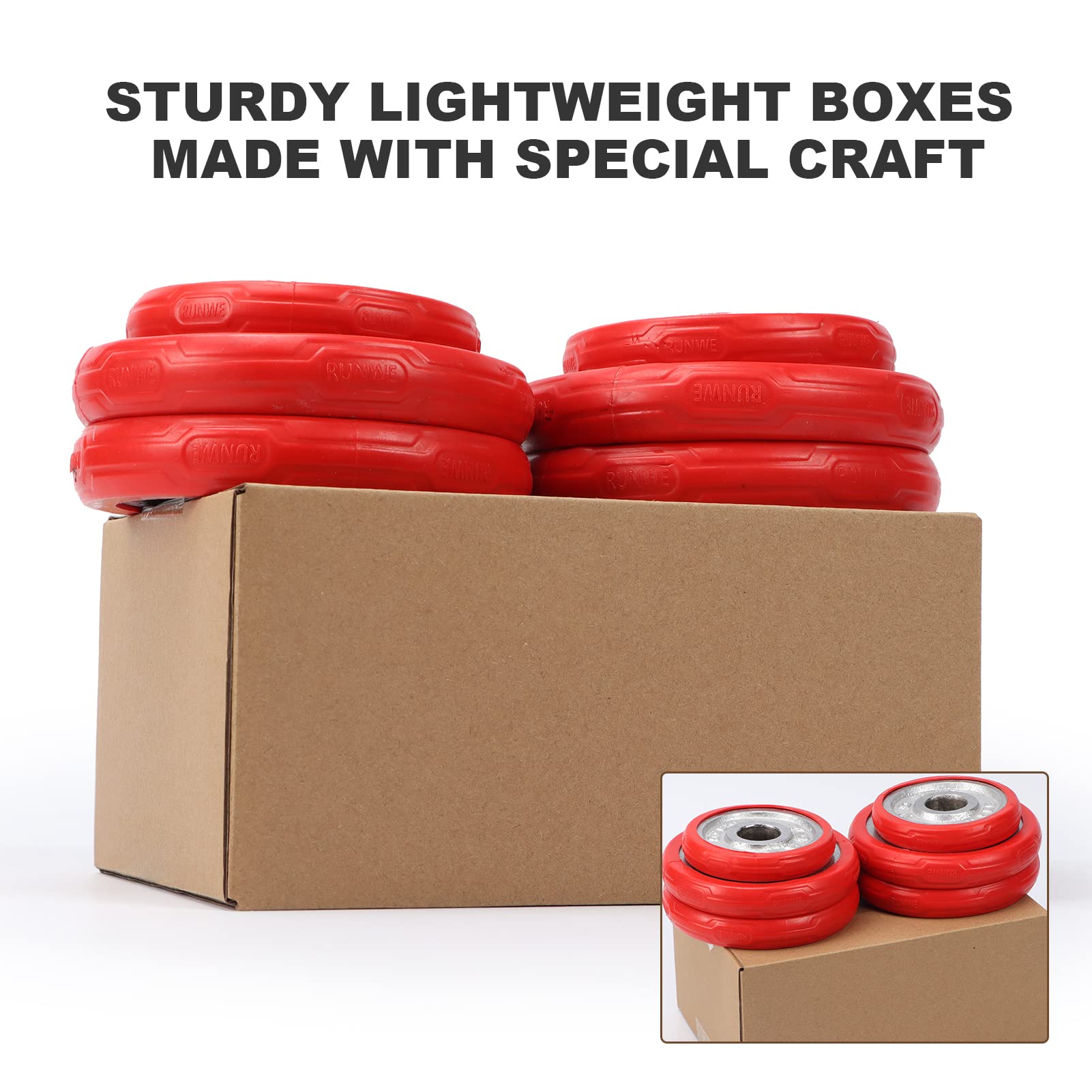 CRUGLA 40 Packs 8x6x4 Shipping Box Kraft Cardboard Corrugated Boxes Mailers Bulk for Packaging