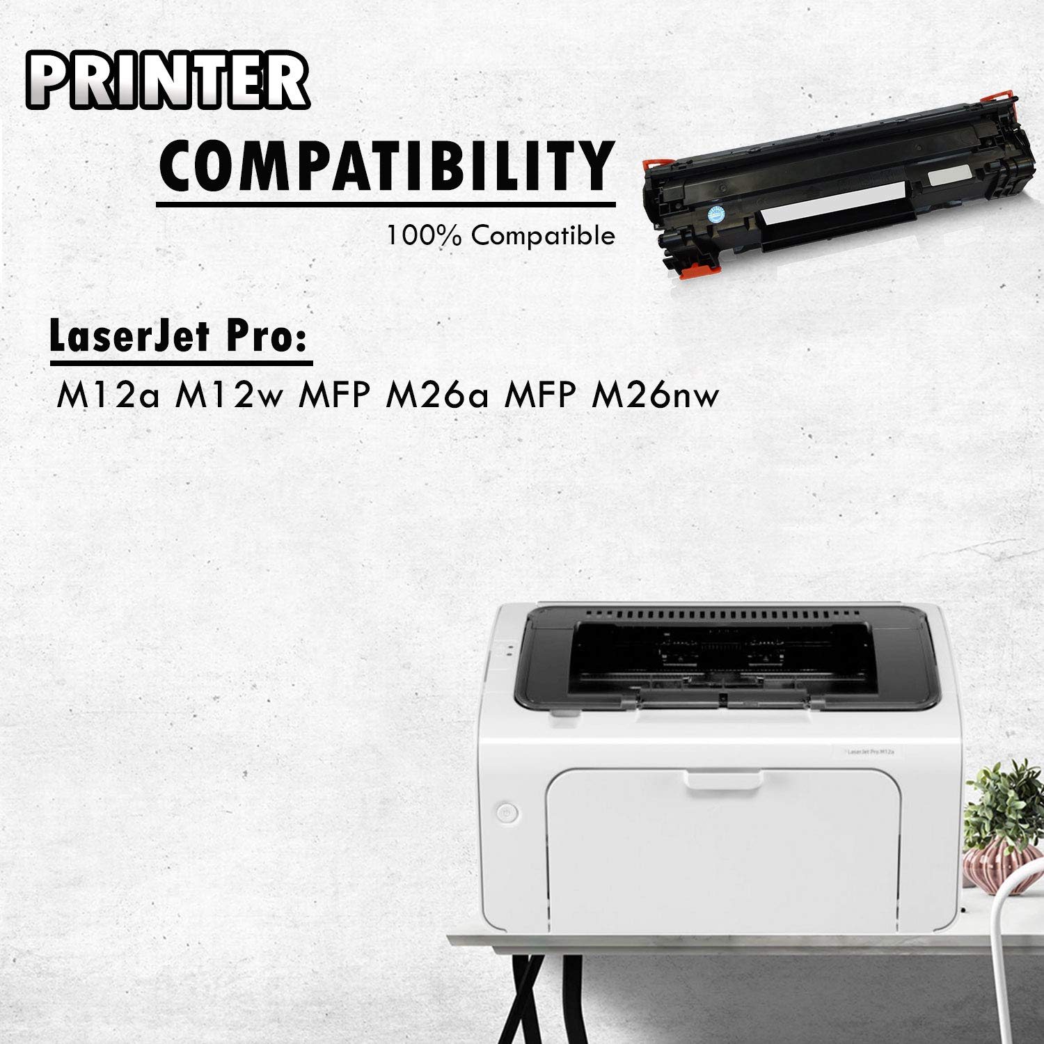 2 Inkfirst Compatible Toner Cartridges Replacement for HP CF279A 79A LaserJet Pro MFP M26a MFP M26nw M12a M12w