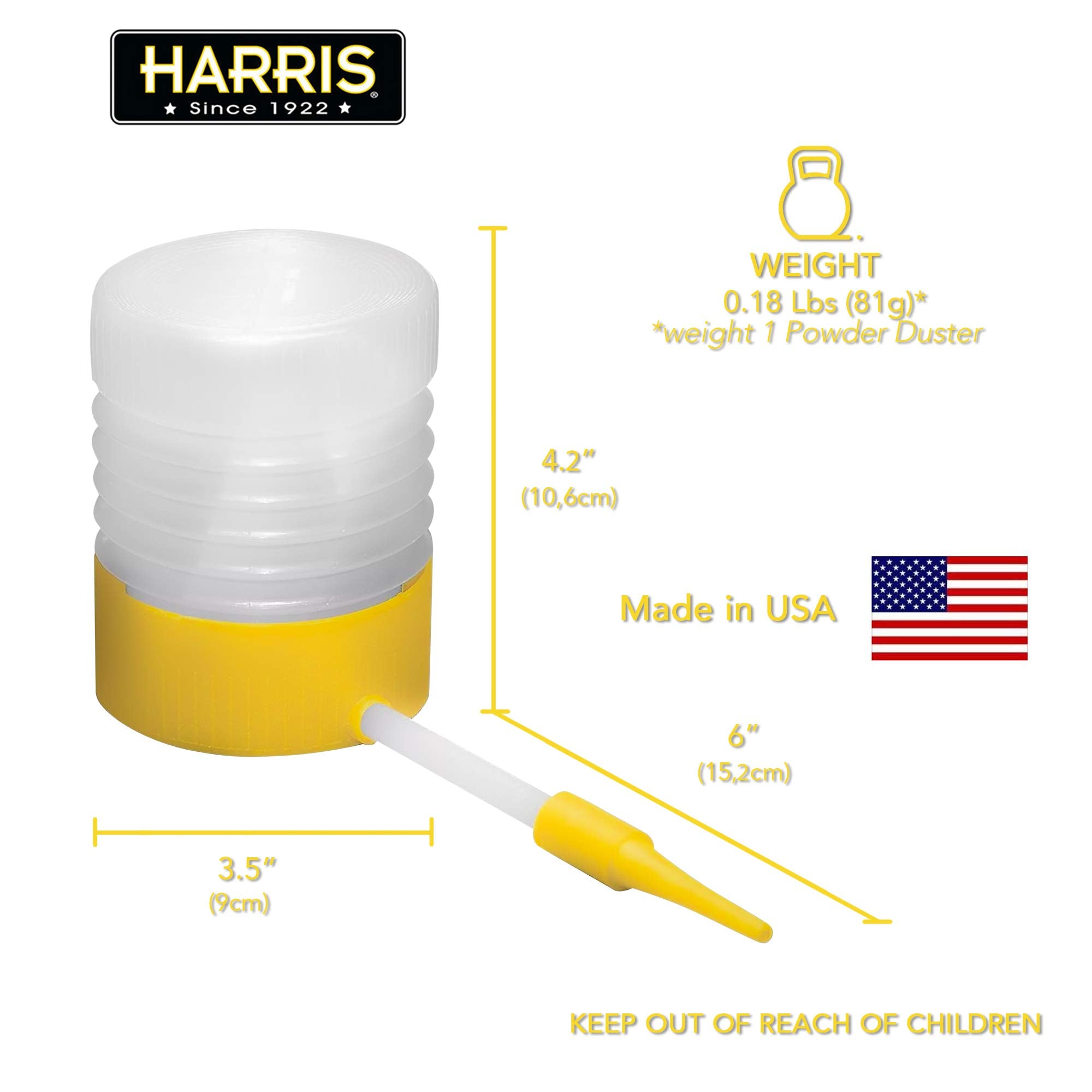 Harris Diatomaceous Earth Powder Duster