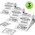 3-Rolls Thermal Labels Compatible with SUPVAN T50M pro,ETIKEZ PM260,NDYIN N20 and ORGSTA T003 Label Maker Tape, 40x30mm(1.57"x1.18"),230 Labels/Roll,Thermal Labels for N20 Label Maker