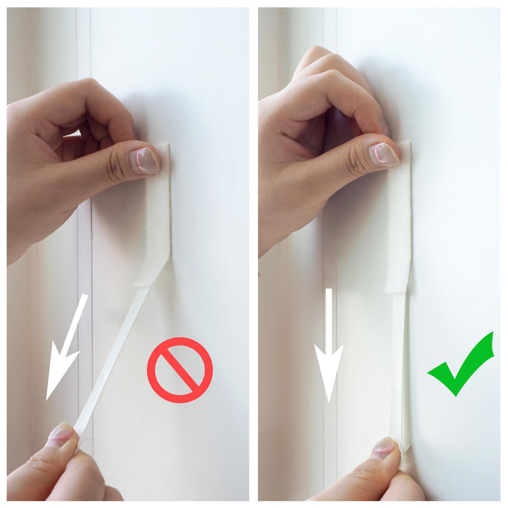 60-Pairs(120 Strips) Large Picture Hanging Strips Heavy Duty, Removable Hook and Loop Tape, Picture Hanger Damage Free, Waterproof Adhesive Strips for Frame Hanging