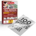 XFasten Self-Adhesive Laminating Sheets, 9 x 12 Inches (100-Pack) Yellowing Resistant Seal Sealing Laminating Sheets Bulk, No Heat Self Laminating Sheets, Clear Sheets