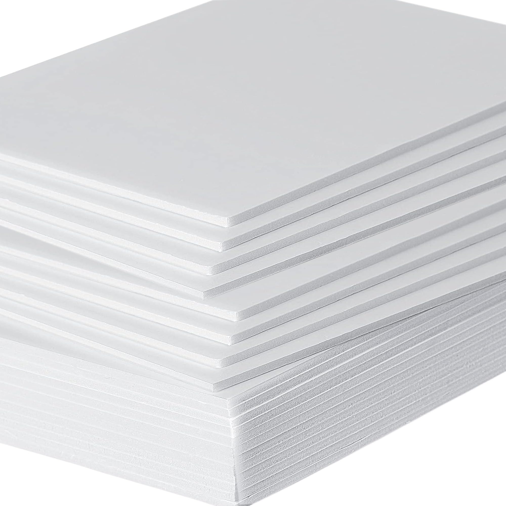 KEJJNYER 20 Pack White Foam Boards 11 x 14 Inch, White Foam Core Baking Boards, 3/16 Inch (5MM) Thickness Poster Polystyrene Sheet for Projects Art Display