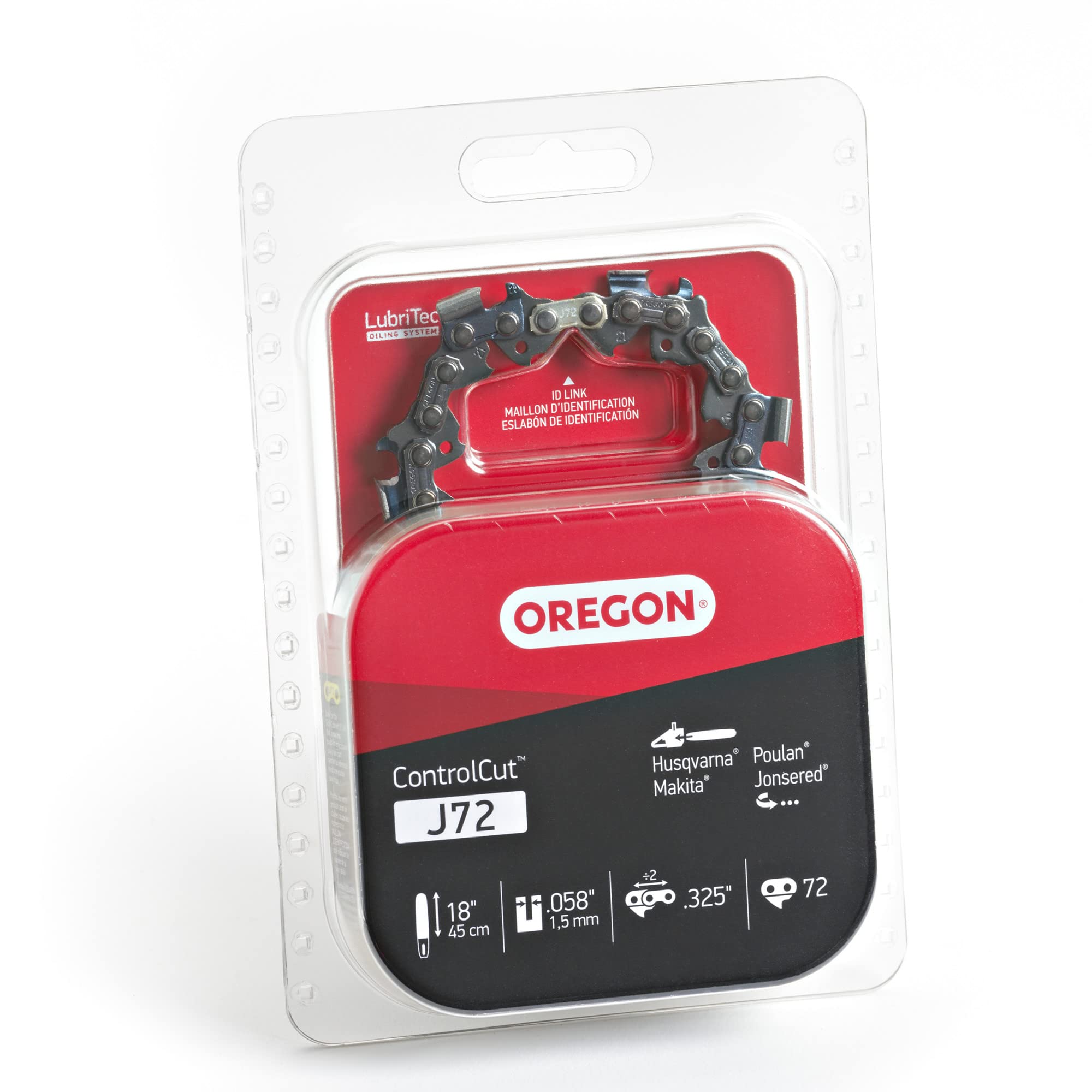 Oregon ControlCut Saw Chain 18 in. 0.058 Gauge 0.325 in. Pitch Chainsaw Chain, 72 Drive Links
