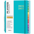 Planner 2026-2027 – Agenda 2026-2027: Planner Weekly and Monthly from July 2026 to June 2027, 8.5" x 11", 2026-2027 Calendar Planner with Monthly Tabs, Flexible Cover, Thick Paper, Inner Pocket for School Office Supplies(Green)