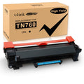 TN760 Toner Cartridge Replacement for Brother TN760 TN-760 TN730 TN-730 Compatible with DCP-L2550DW HL-L2350DW HL-L2370DW HL-L2390DW HL-L2395DW MFC-L2710DW MFC-L2750DW Printer(1 Black)
