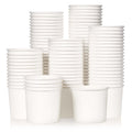 MATICAN Paper Ice Cream Cups - 100-Count 11-Oz Disposable Dessert Bowls for Hot & Cold Food