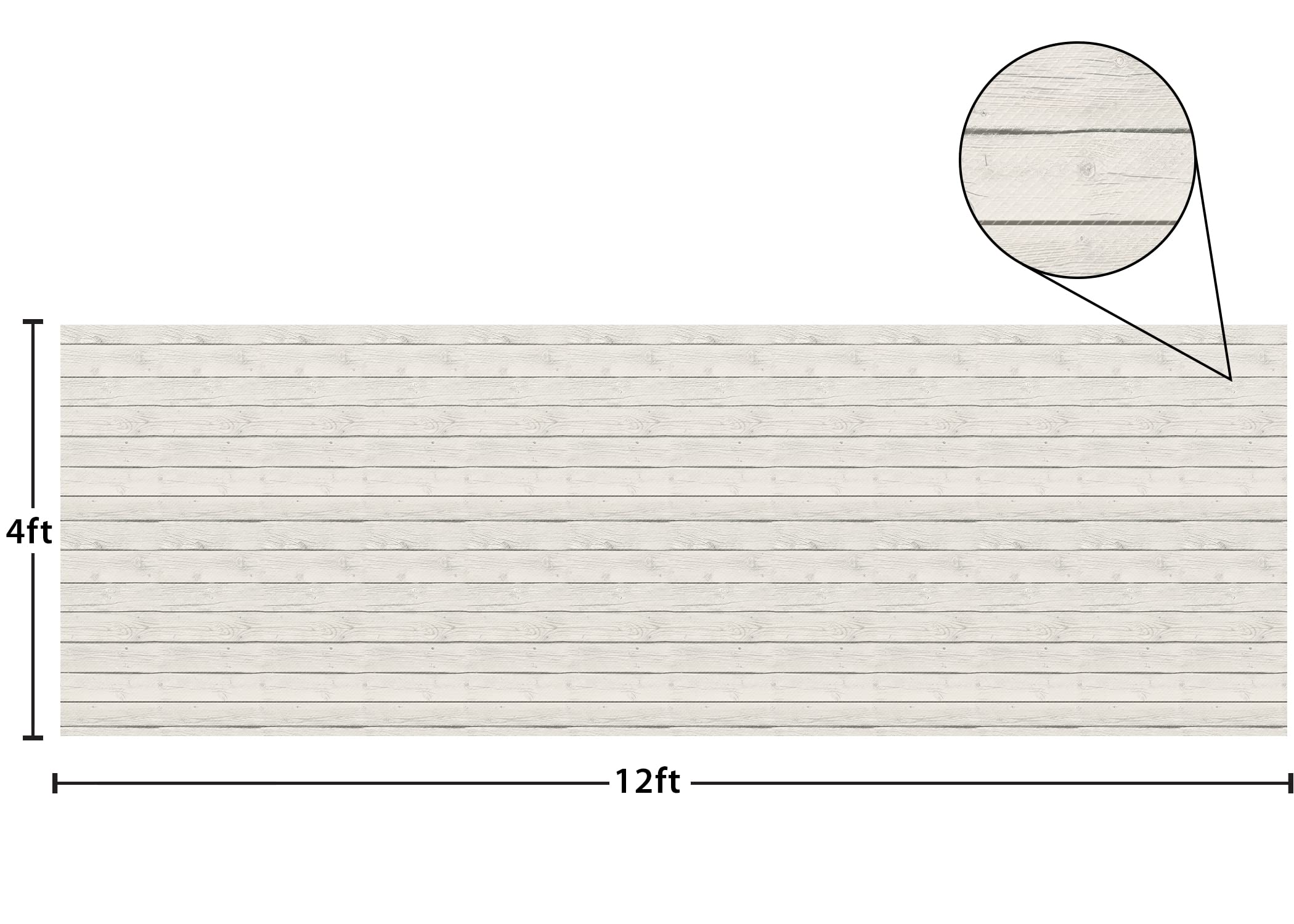 Teacher Created Resources 77366 White Wood Better Than Paper Bulletin Board Roll
