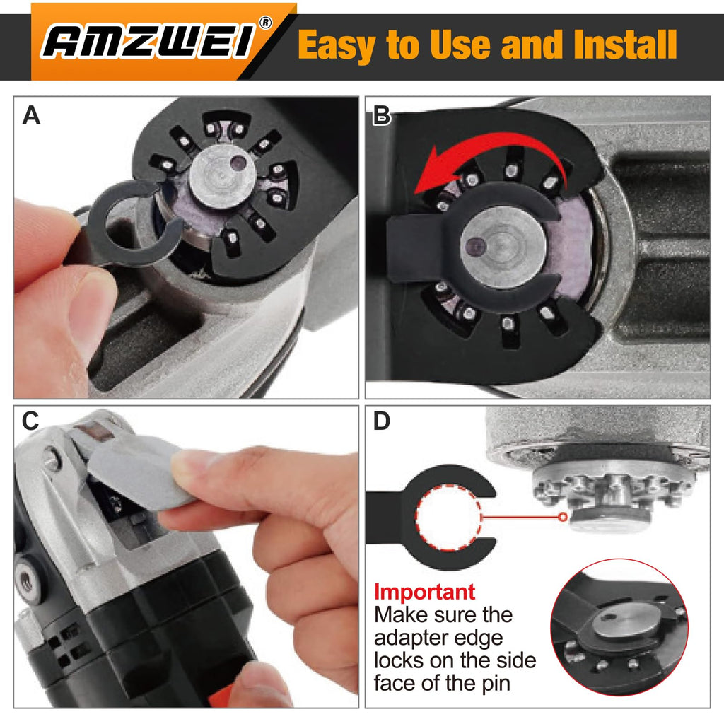 28PCS Oscillating Tool Blades, Professional Universal Titanium Multitool Blades for Wood Metal, Quick Release Compatible with Dewalt Ryobi Milwaukee Rockwell Fein