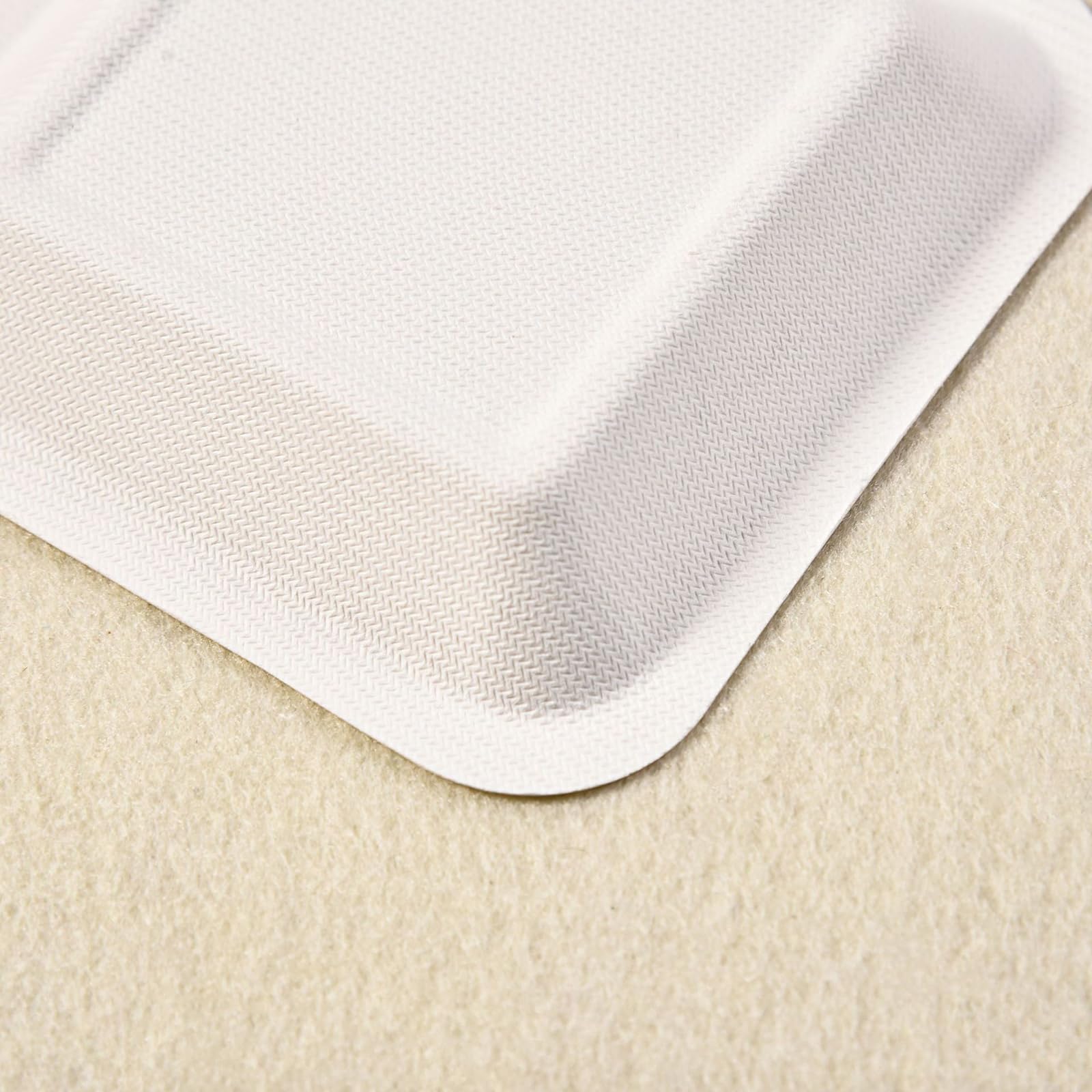 Elsjoy 200 Pack 4.5 Inch Small Paper Plate, Bulk Disposable Paper Cake Plate Square Mini Dessert & Appetizer Plate, Party Snack Plates for Wedding, Birthday, Dinner, Made of Sugarcane Bagasse Fiber