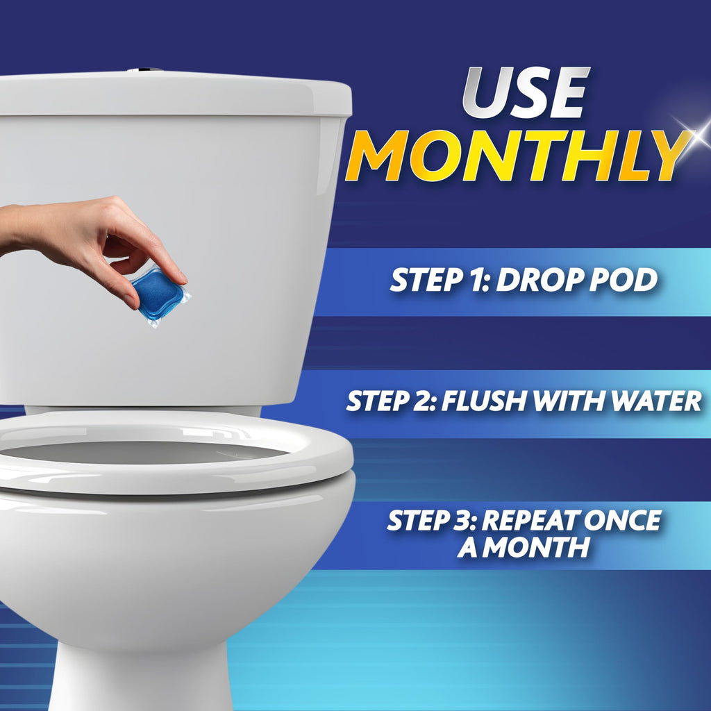 Rid-X Septic Tank System 3 Month Supply Dual Action Septi-Pacs Treatment, 3 Count, 3.2oz
