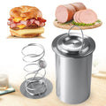 Joyeee Ham Maker - Stainless Steel Round Shape Deli Meat Press Maker Machine for Making Healthy Homemade Meat Sandwich, Seafood Meat Poultry Patty Gourmet Cooking Tools