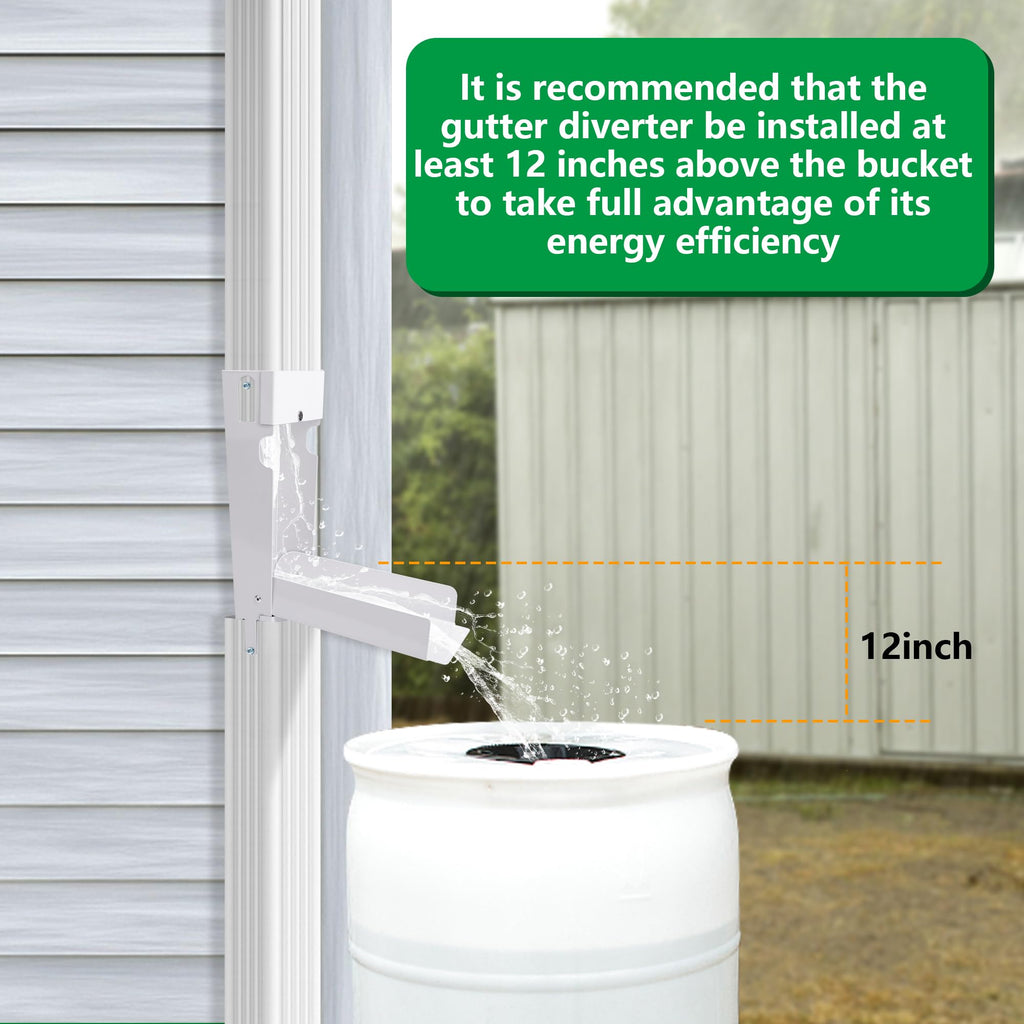 EBaokuup Rainwater Collection System, Rain Barrel Diverter Catching Collection System, Stainless Steel Raindrop Rainwater Colander Fits 2" x 3" Standard Downspout
