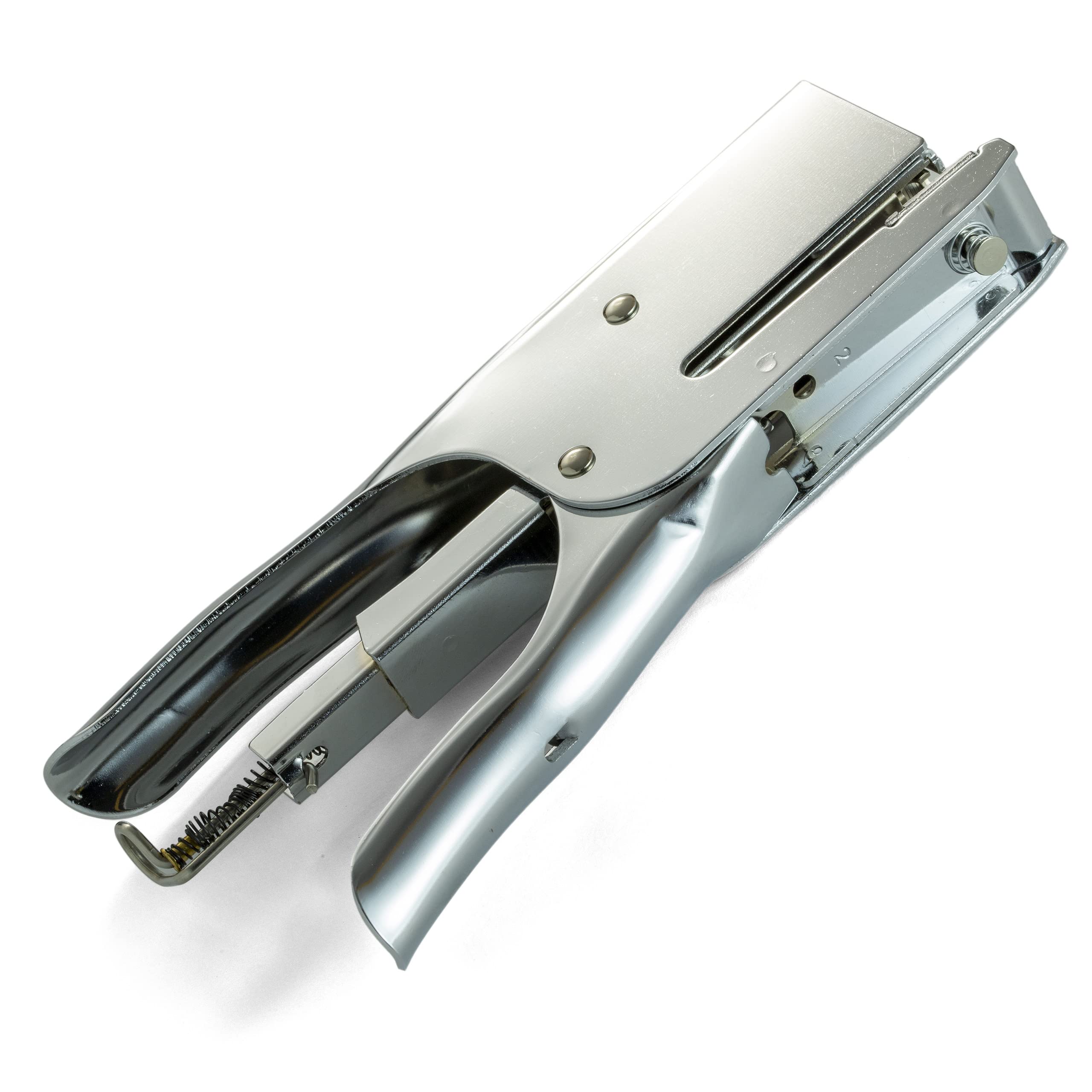 Officemate Classic Plier Stapler Bundle with 10,000 Staples, Metal, Silver (97768)