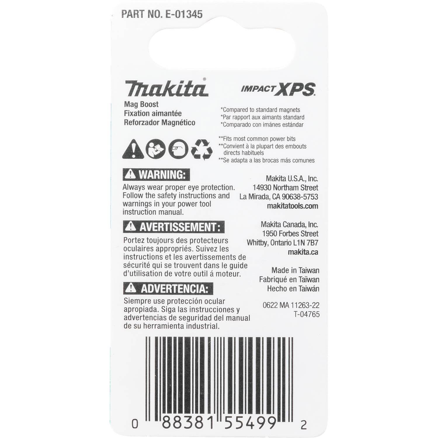 Makita E-01345 Impact XPS™ Mag Boost