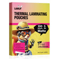 Uinkit Matte Thermal Laminating Pouches 9 x 11.5 Inches 5 Mil Thick Matte Finish 100 Sheets Large Package Fitted for Letter Size Laminating Sheets 8.5 x 11