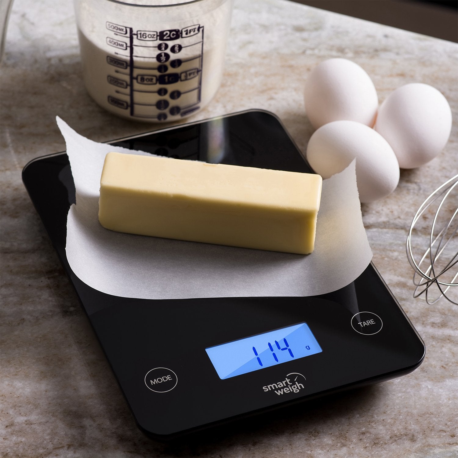 Smart Weigh Digital Glass Top Food Scale