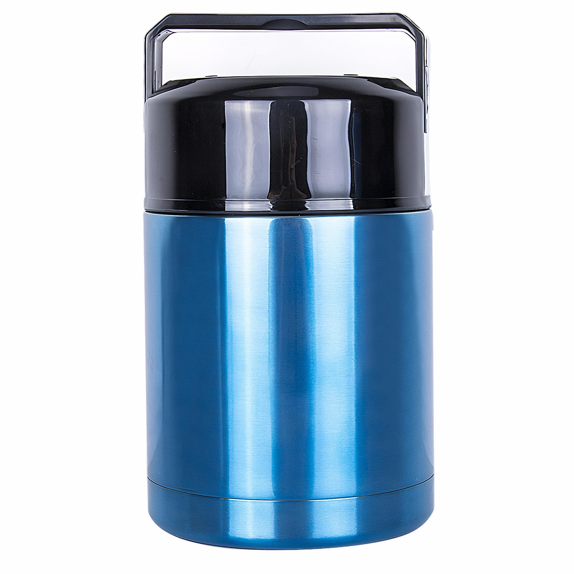 Meichoon Large Insulated Food Container for Cooking 35 oz 1000ml, Stainless Steel Interior Leak Proof Soup Jar & Food Storage, BM02 Blue