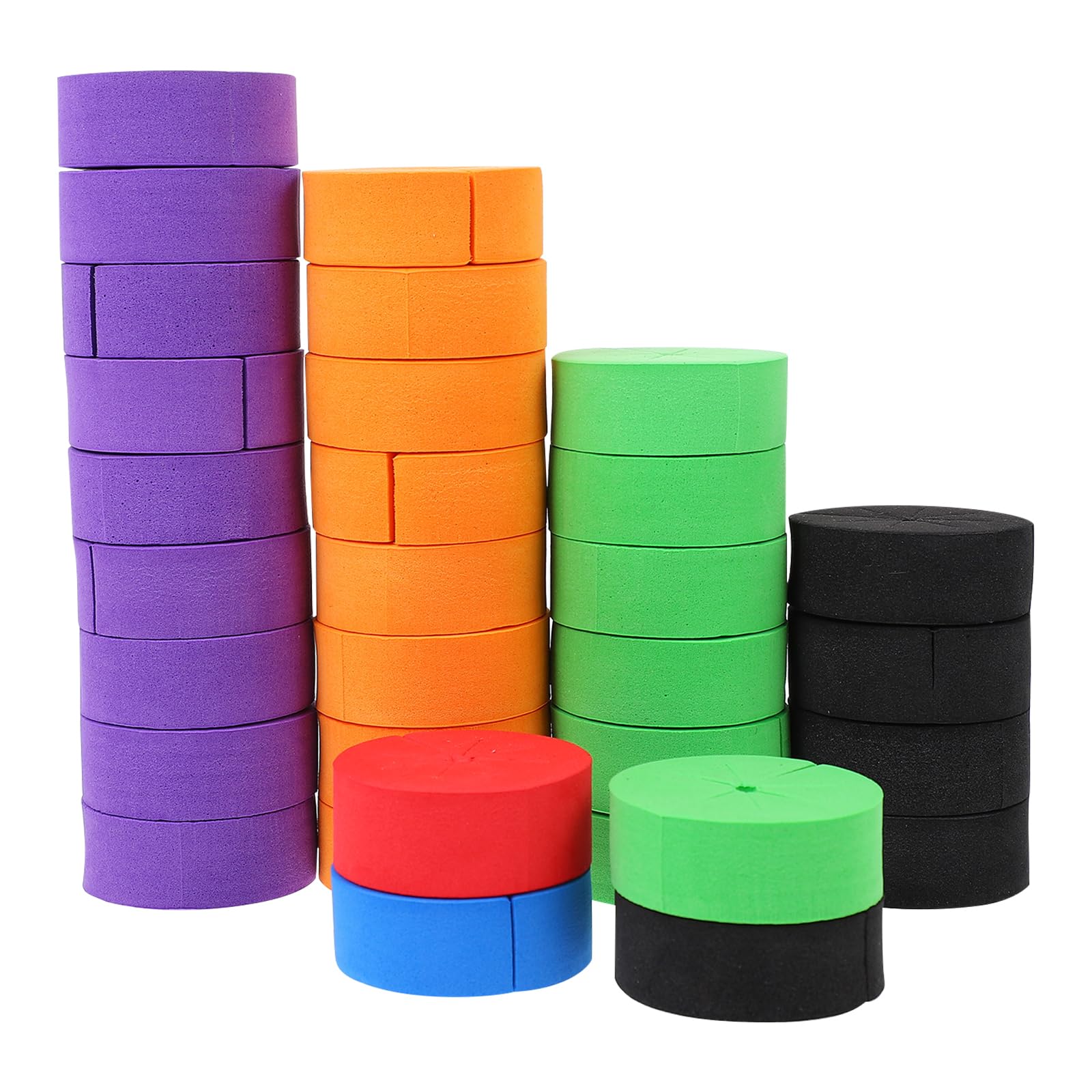 Yardwe 50Pcs Garden Clone Collars Clone Machine Inserts with Spokes for Plant Cutting Rooting Germination (Random Color)