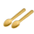 Naturelia Areca Palm Leaf Spoons (50, 14cm) | Elegant, 100% Biodegradable, Natural & Eco Friendly| Wedding, Party, Picnic & Event Spoons