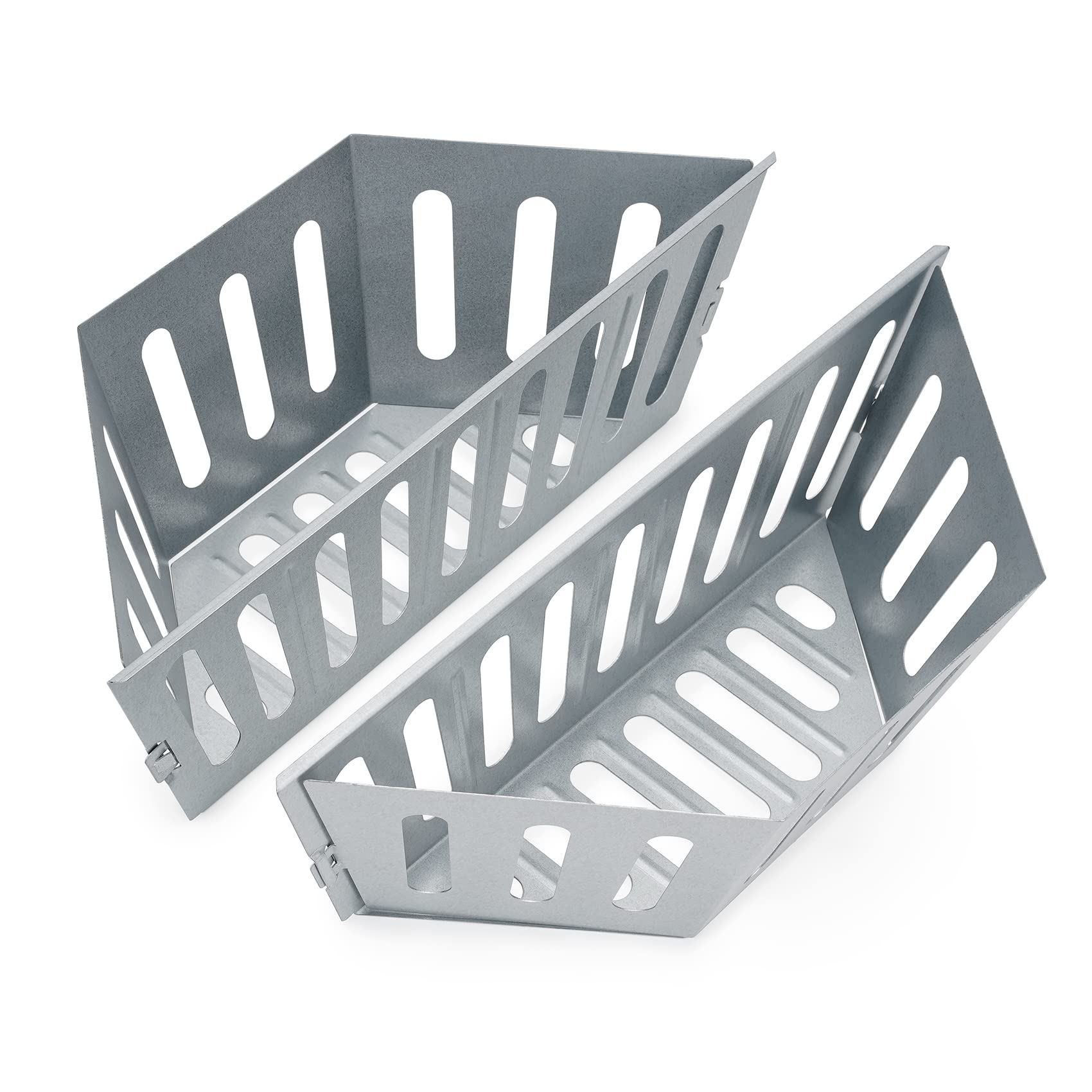 Stanbroil Charcoal Grill Basket Holder, 15" x 5" Charcoal Briquet Holder Replacement for Weber 22" and 26" Charcoal Grills, 2 Pack