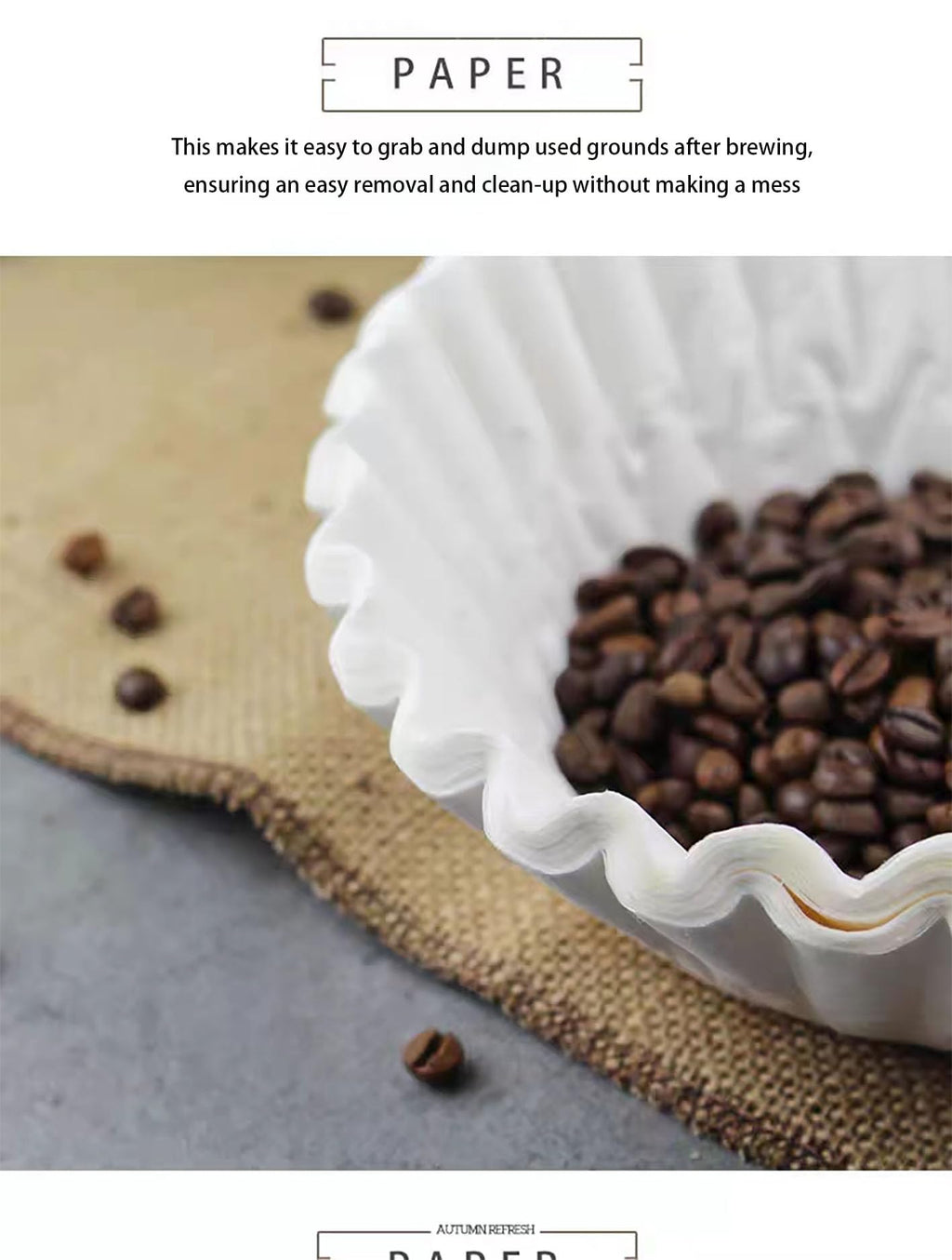 12-Cup Commercial Coffee Filters, Large Coffee Filters，Premium Quality, (9 ¾ Inch x 4 ¼ Inch) All-Natural, Big & Tall Filters Compatible with Coffee Machines - Woman Owned（300 Pack）