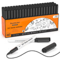 Shuttle Art Black Dry Erase Markers, 60 Pack Magnetic Whiteboard Markers with Erase,Fine Point Dry Erase Markers Perfect For Writing on Whiteboards, Dry-Erase Boards,Mirrors for School Office Home
