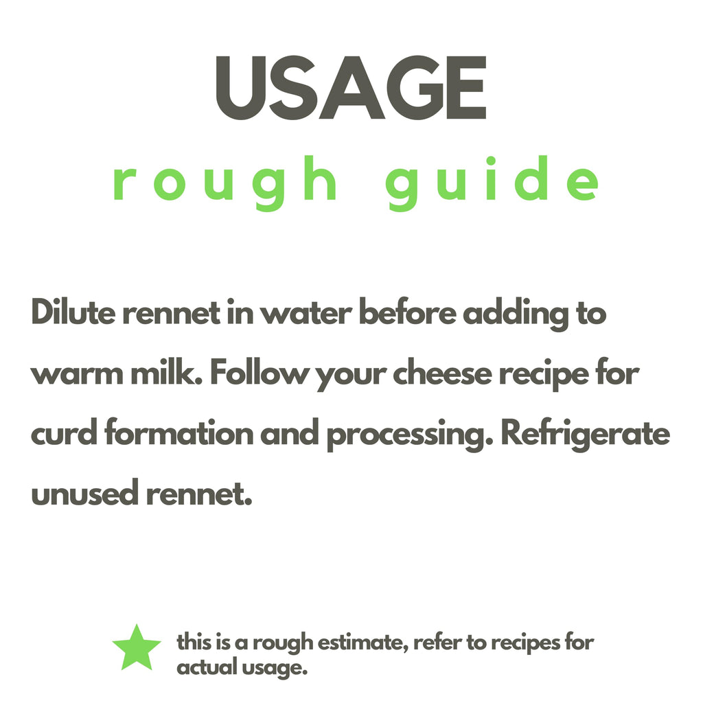 Vegetable Liquid Rennet 2 fl oz – 100% Natural and Non-GMO Coagulant for Cheese Making and Culinary Use BY ELO’S PREMIUM