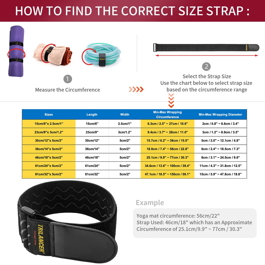 Elastic Cinch Straps 46cm x 5 cm (8 Pack) with Anti-Slip Silicone, Multipurpose Hook and Loop Storage Straps, Bundling Bands for Bike, RV, Boat,Garden, Extension Cords,Cables,Ropes, Hoses Organization