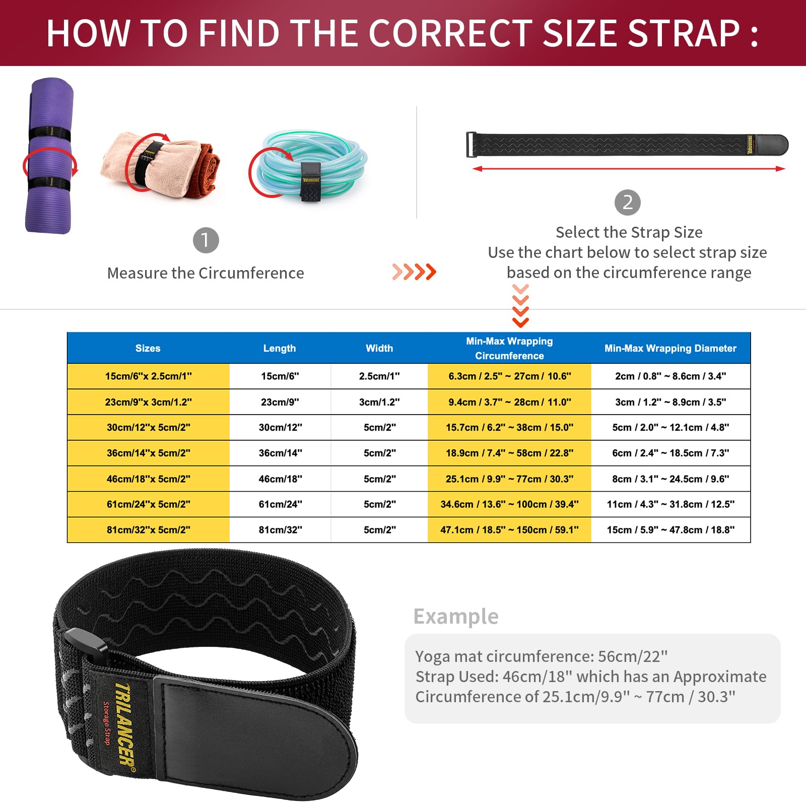 Elastic Cinch Straps 46cm x 5 cm (8 Pack) with Anti-Slip Silicone, Multipurpose Hook and Loop Storage Straps, Bundling Bands for Bike, RV, Boat,Garden, Extension Cords,Cables,Ropes, Hoses Organization