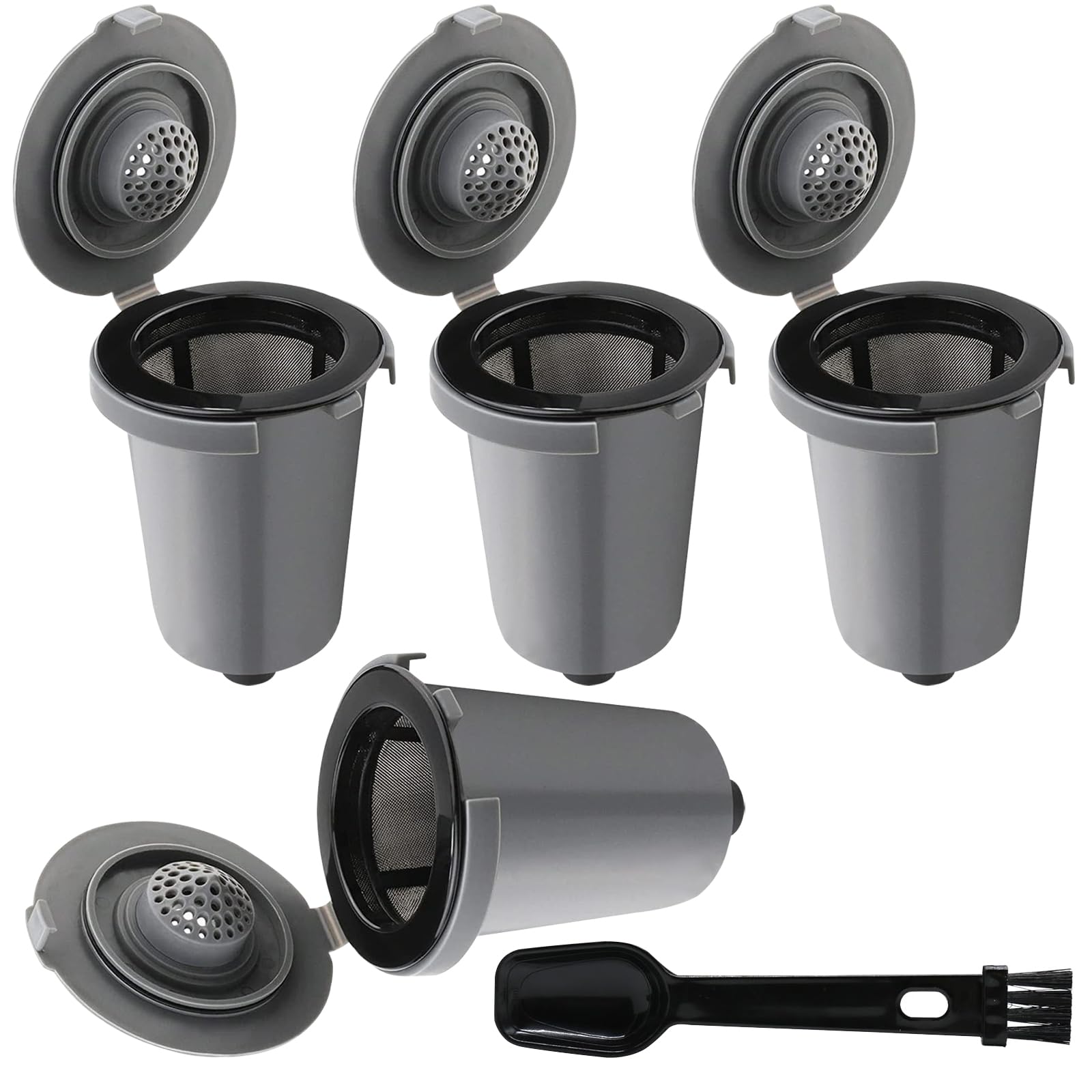 4 Pack Reusable Filter Cup for Cuisinart Coffee Maker, Compatible with Cuisinart Single Serve Coffee Maker #SS-RFC HomeBarista Reusable Filter Cup
