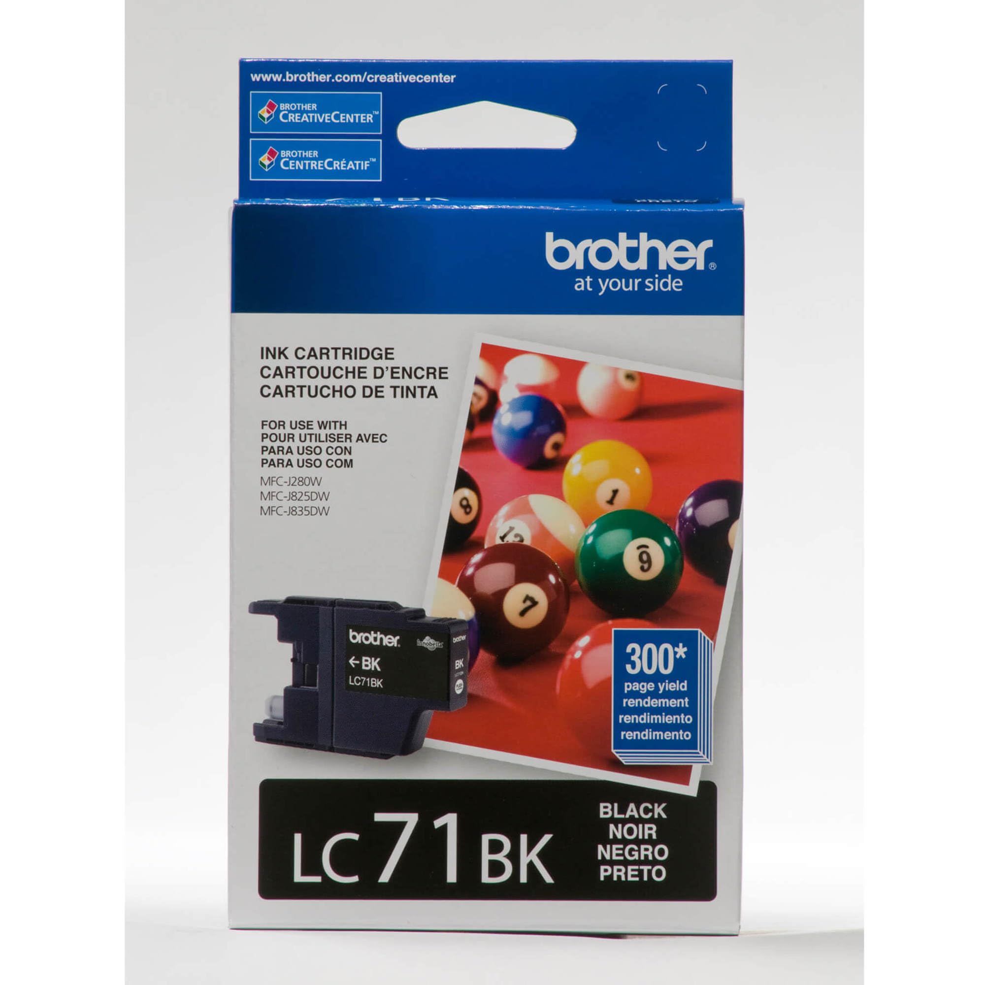 Brother LC71BK Standard Yield Black Ink Cartridge
