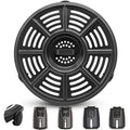 GWYXC Air fryer Accessories for Ninja AF101 4 QT AF161 Max XL AF150 XL Air Fryer, 8.2'' Round Food Grade Air Fryer Grill Pan Plate Crisper Plate Replacement Parts Tray Rack,Dishwasher Safe