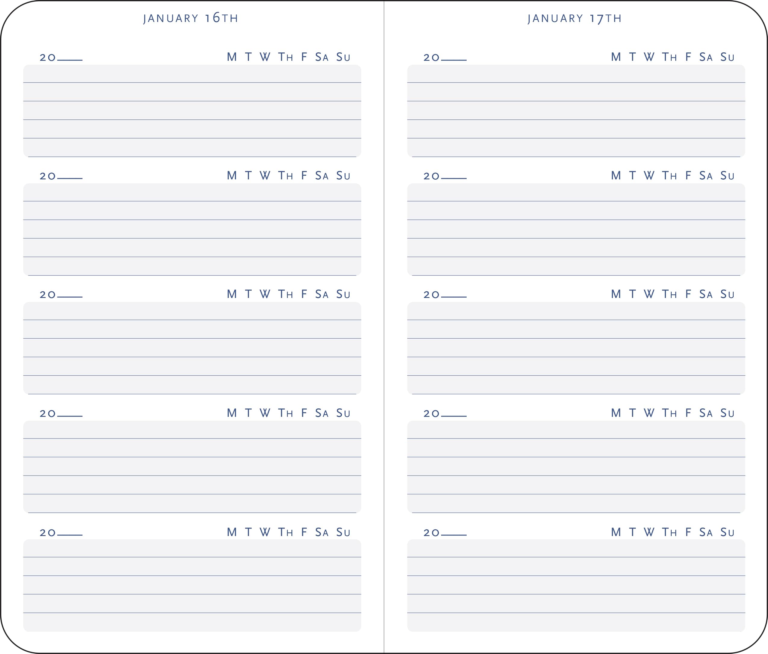Five Year Journal - Deluxe, Cloth-bound Edition (1 minute a day is all it takes!)