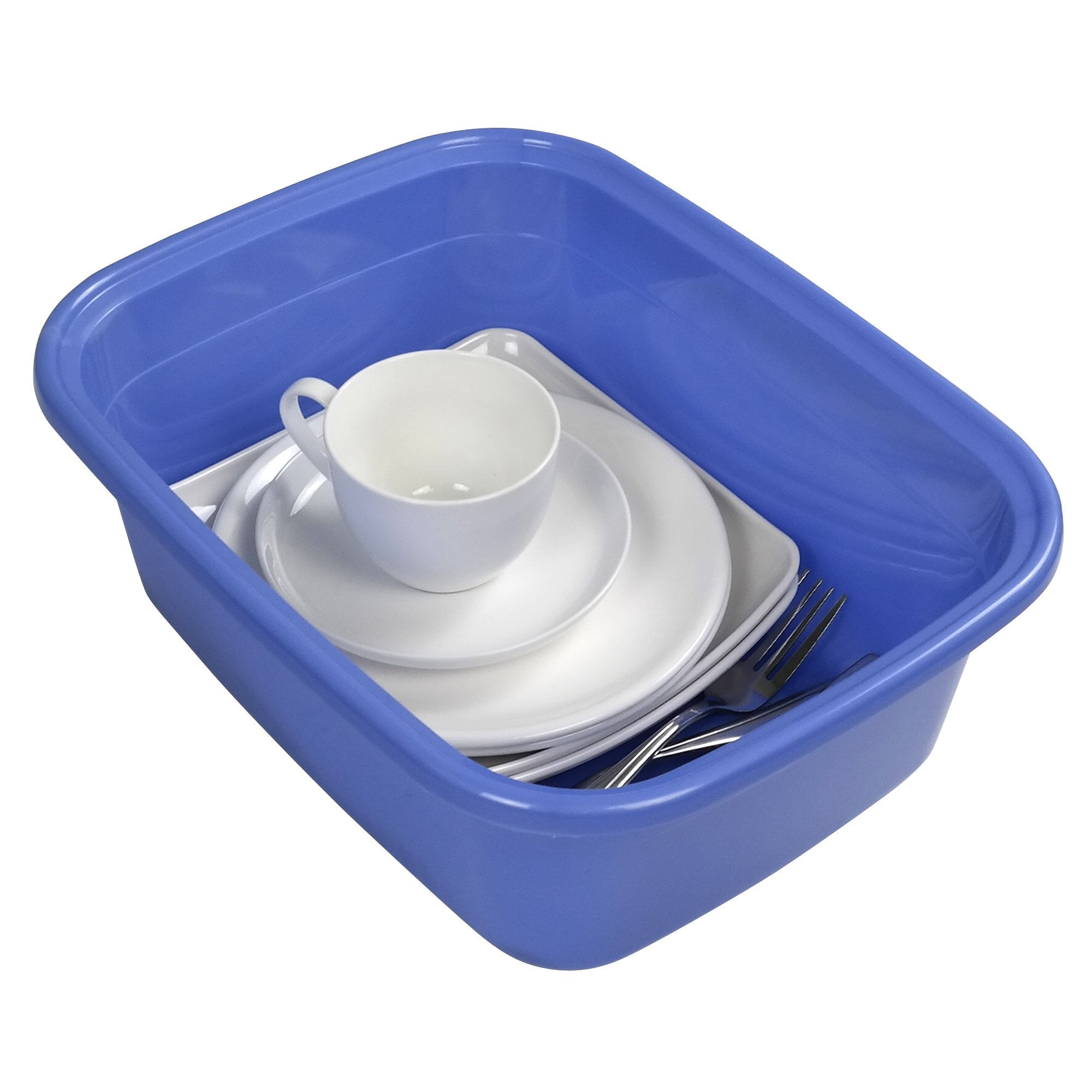 Dehouse 3 Packs Small Plastic Wash Basins, 12 Quart Dish Pan