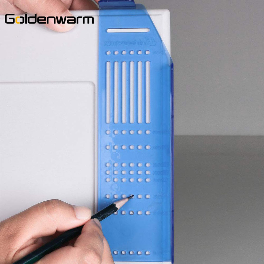 goldenwarm Cabinet Hardware Template Drawer Pull Drill Template for Cabinet Hardware Kitchen Cabinet Knob Tool Kitchen Cupboard Handles 1 Pack