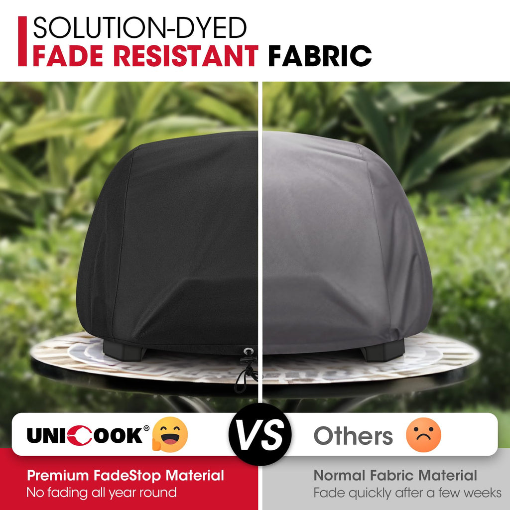 Unicook Outdoor Grill Cover Compatible with Ninja OG700 OG800 OG900 Series Woodfire Grills, Waterproof Fade Resistant BBQ Cover for Ninja OG951 Premium XL Grill Smoker, Countertop Smoker Cover