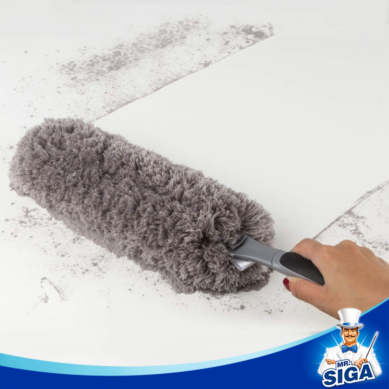 MR.SIGA Lint Free Microfiber Duster Refills, Washable Duster for Household Cleaning
