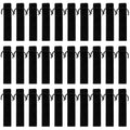 SUMERSHA 100pcs Velvet Pen Pouch Drawstring Pen Bag Single Pen Sleeve Holder for Office Business Gift